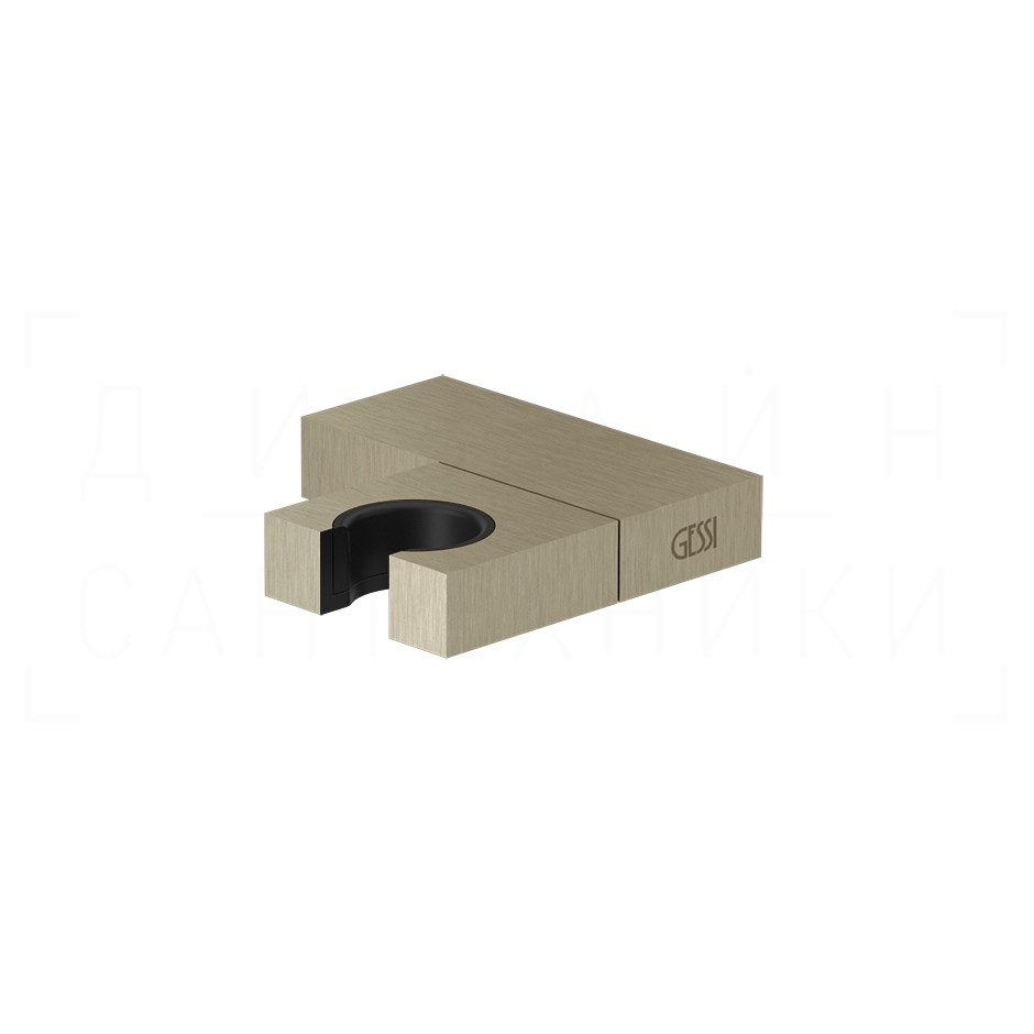 Gessi Rettangolo Держатель для ручного душа поворотный, цвет: finox brushed nickel 20160#149