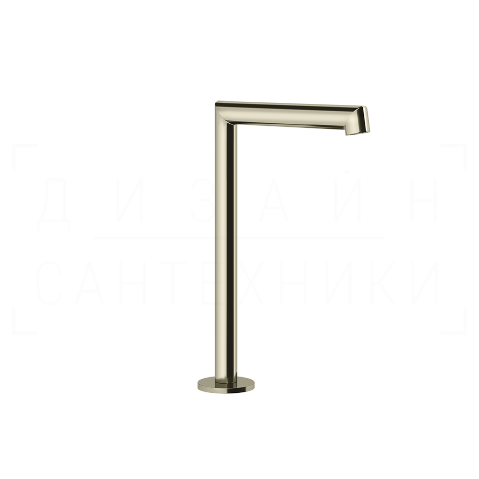 Gessi Anello Излив высокий отдельностоящий для раковины 16 см, цвет: nickel PVD 63323#720