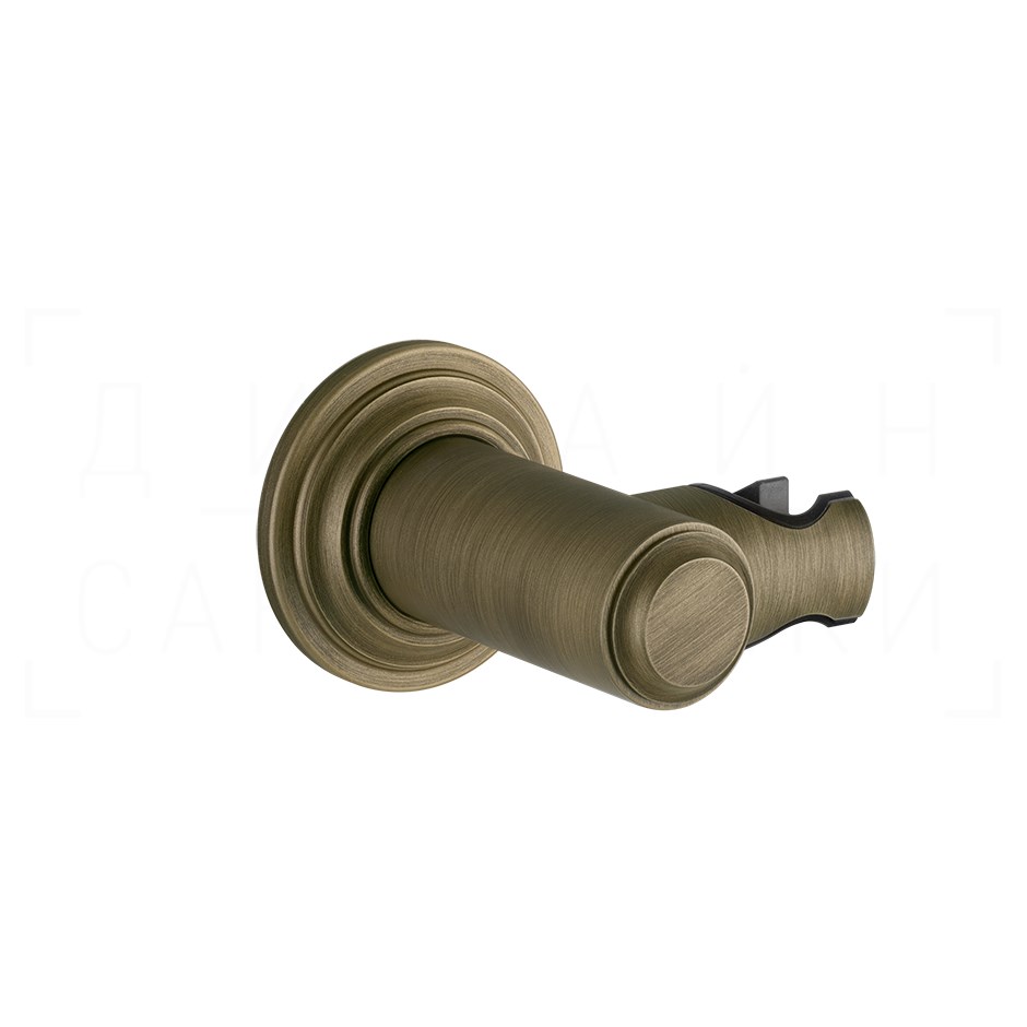 Gessi Venti20 Держатель для ручного душа поворотный, цвет: antique brass 65160#713