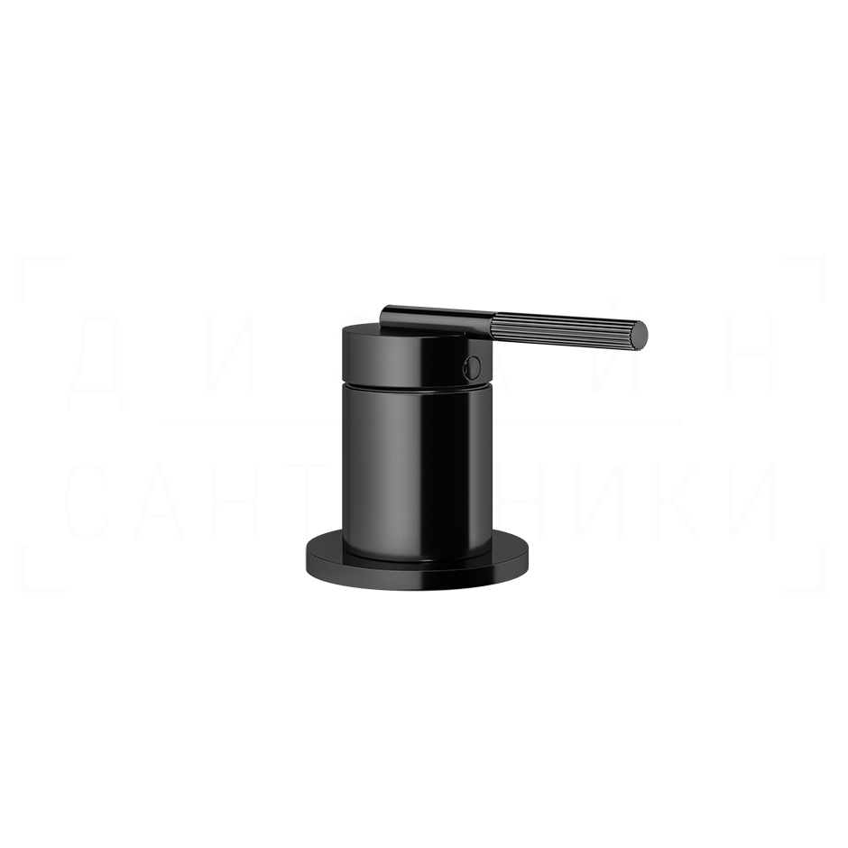 Gessi Ingranaggio Смеситель для раковины, без излива и донного клапана, цвет: black metal PVD 63600#706