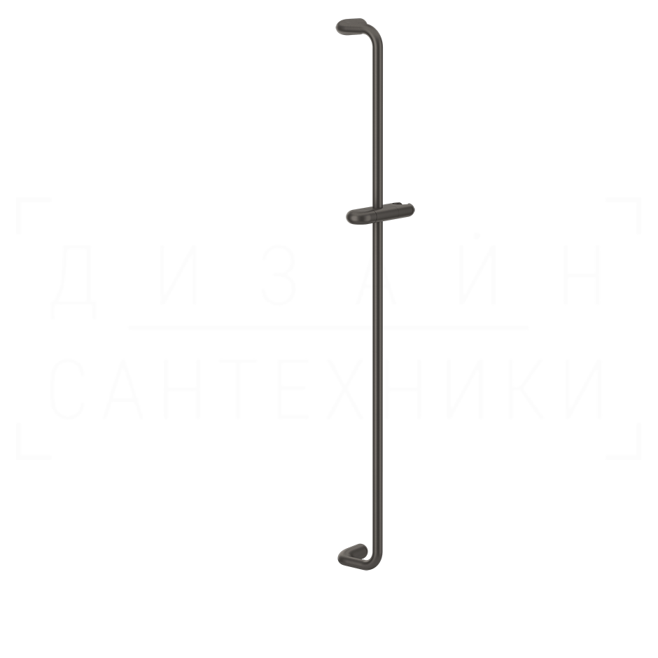 Gessi Goccia Душевая штанга 82,2 см, с держателем для лейки, цвет: black metal brushed PVD 33644#707