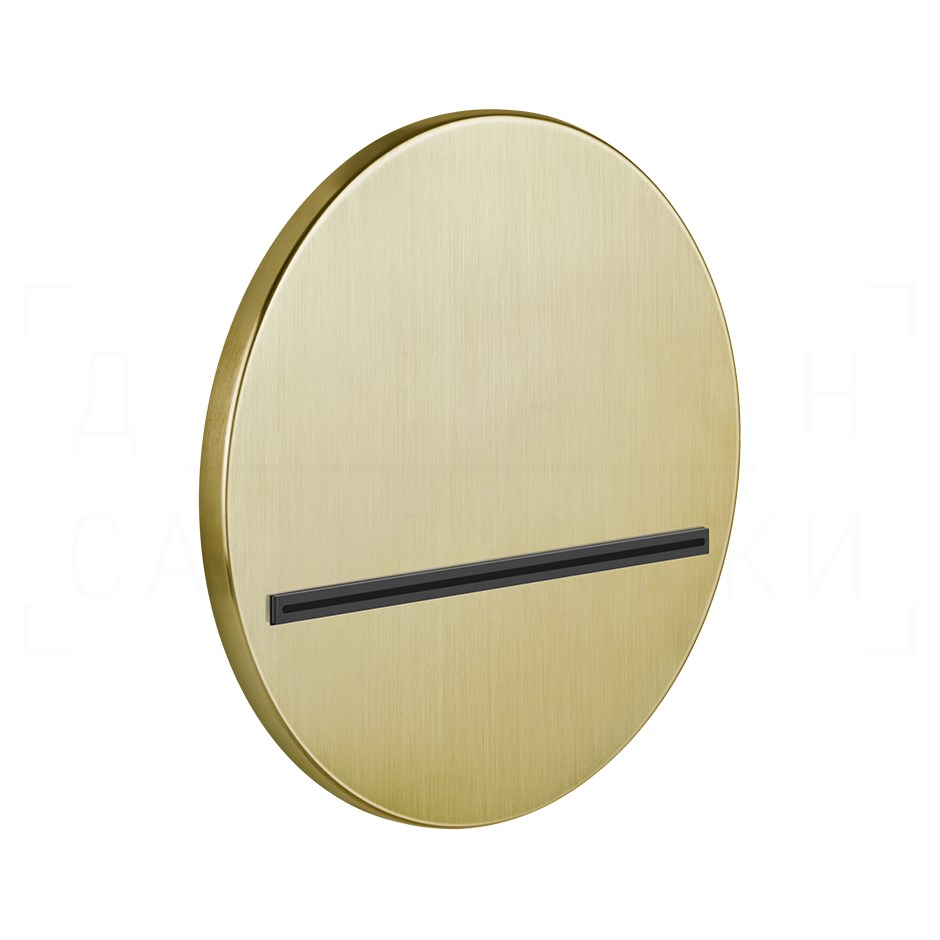 Gessi Venti20 Излив настенный каскадный, цвет: gold brushed 65295#716