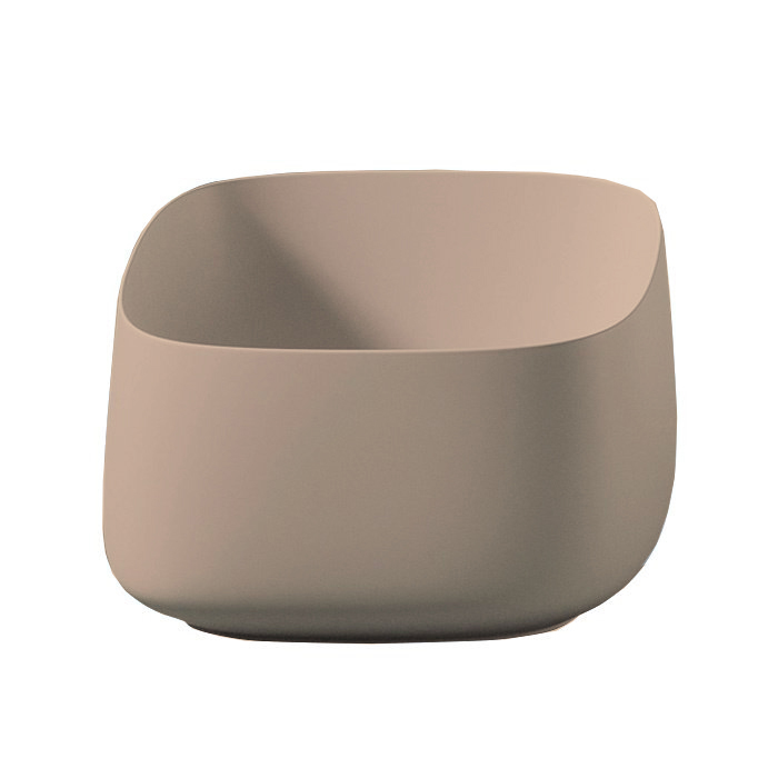 ArtCeram Cognac Раковина чаша 43x43x22h см, без перелива, покрытие Saniglaze, цвет: biscuit COL006 62 34