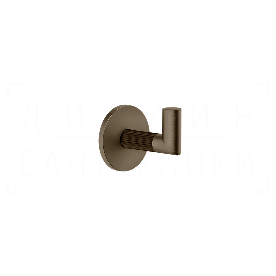 Gessi Ingranaggio Крючок для полотенец одинарный, подвесной, цвет: coffee bronze brushed PVD 63821#761