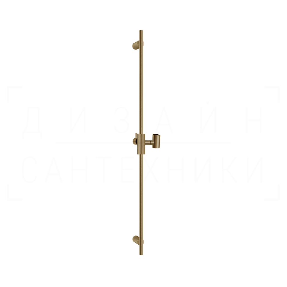 Gessi Anello Душевая штанга 90 см, с держателем для лейки, цвет: warm bronze brushed PVD 63485#726