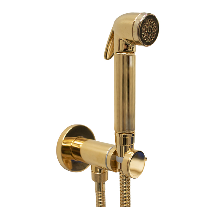 Bossini Nikita Гигиенический душ с прогрессивным смесителем, цвет золото E37008.021