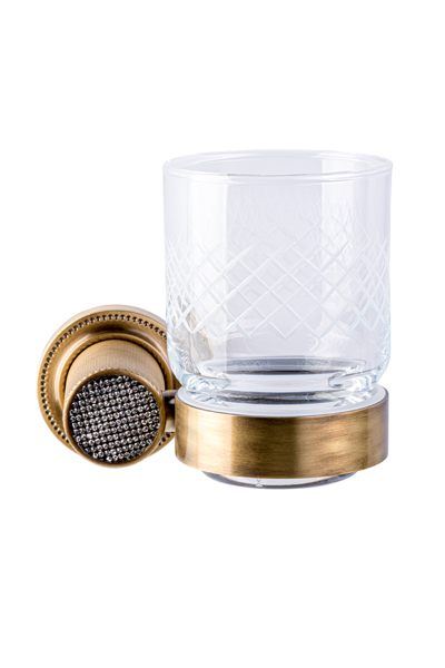 Boheme Royal Cristal Стакан подвесной, стеклянный полупрозрачный, цвет: bronze 10924-BR