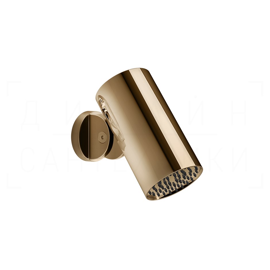 Gessi Spotwater Верхний душ d7,9 см, настен., 1 вид струи тропический ливень, цвет: warm bronze PVD 57263#735
