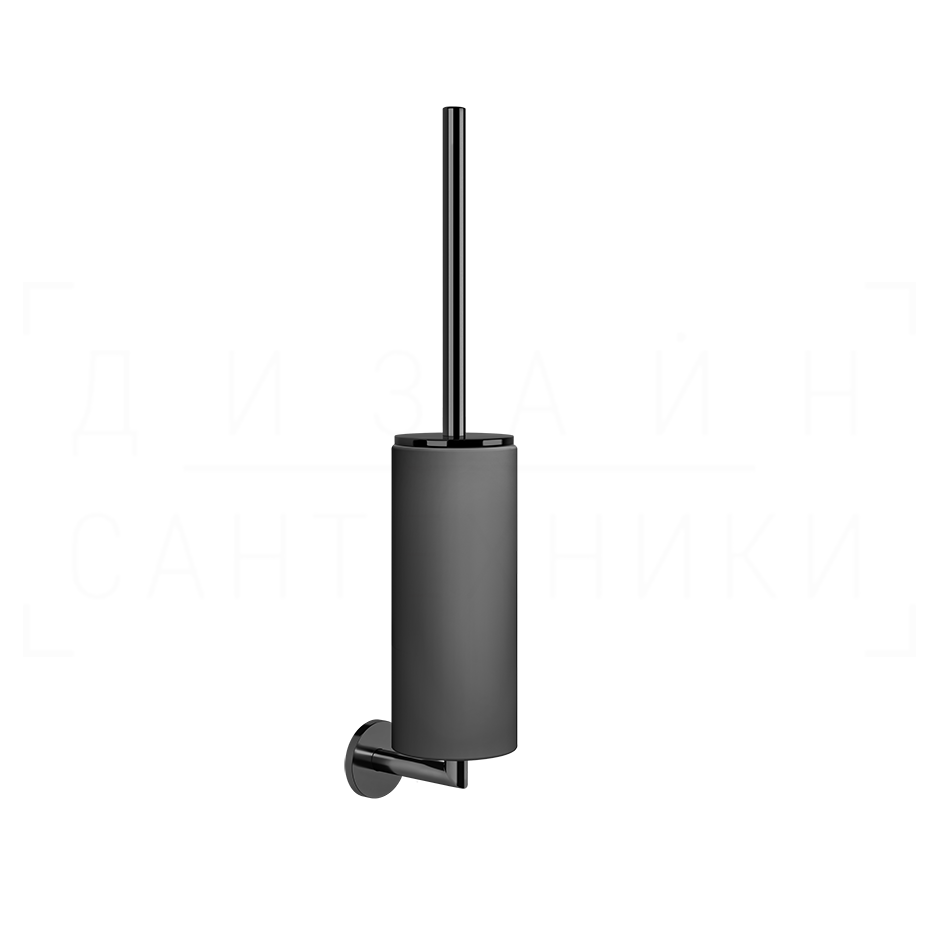 Gessi Ventaglio Ершик для унитаза подвесной, колба Neolite, цвет: black/black metal PVD 63620#706