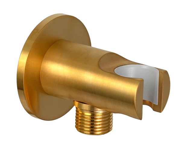Remer Шланговое подключение с держателем душа, цвет: oro spazzolato 337MBG