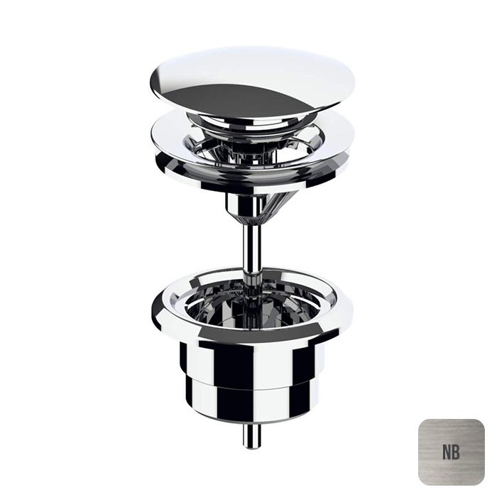 Almar Mixers Донный клапан универсальный, цвет: nickel brushed E094000.NB