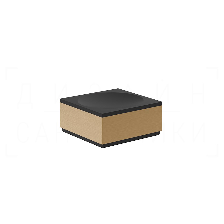 Gessi Jacqueline Мыльница с керамической чашей, подвесная, цвет: warm bronze brushed PVD 77501#726