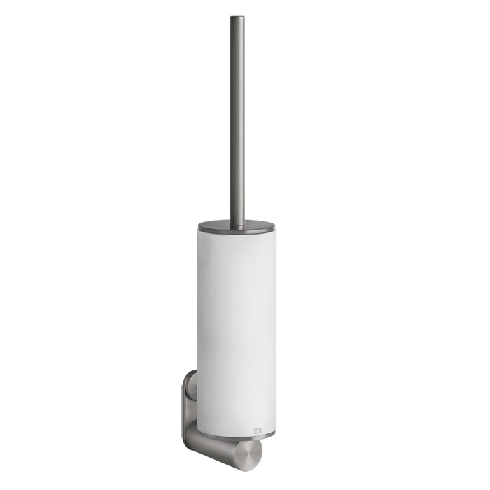 Gessi 316 Accessories Ершик для унитаза подвесной, латунная колба, цвет: Steel Brushed 54719#239