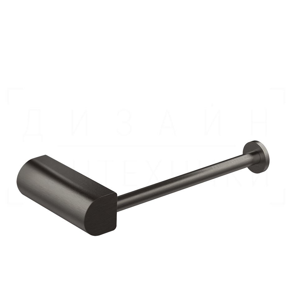 Gessi Rilievo Держатель туалетной бумаги открытый, подвесной, цвет: black metal brushed PVD 59455#707