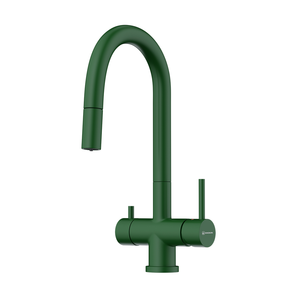 Omoikiri Akita-S-RG Смеситель для кухни с гибким изливом и возм. подкл. фильтр, Royal Green 4994437