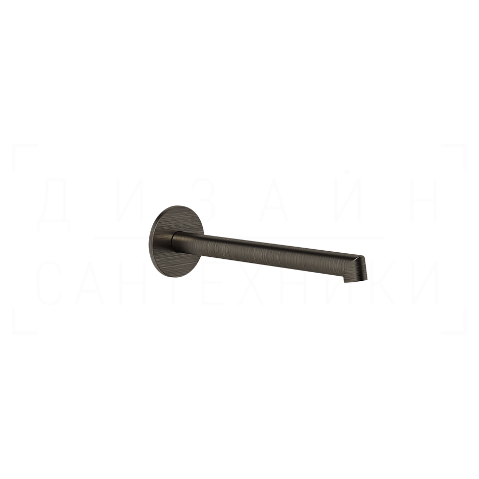 Gessi Ingranaggio Излив настенный для раковины 20,9 см, фиксированный, цвет: aged bronze 63404#187