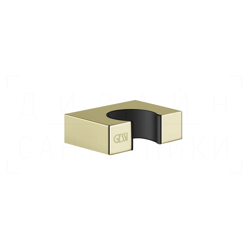 Gessi Rettangolo Держатель для ручного душа неподвижный, цвет: brass PVD 20157#710