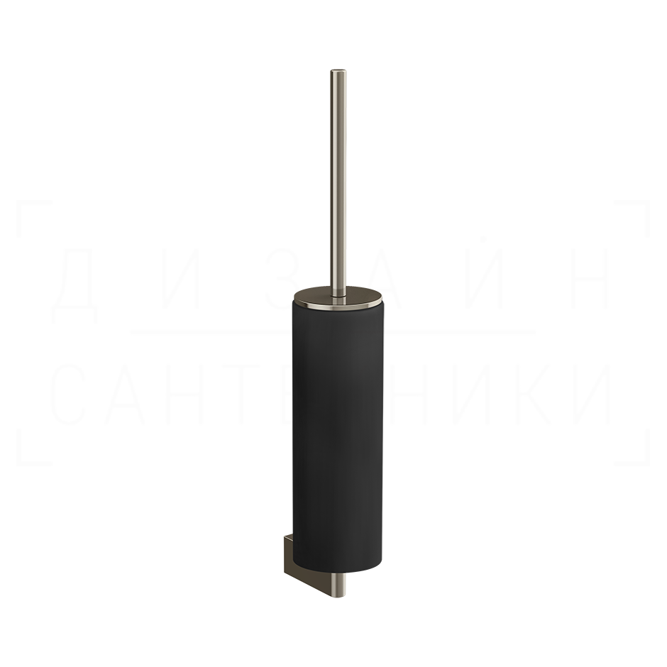 Gessi Origini Ершик для унитаза подвесной, с кермической колбой Neolite, цвет: black/nickel PVD 66420#720