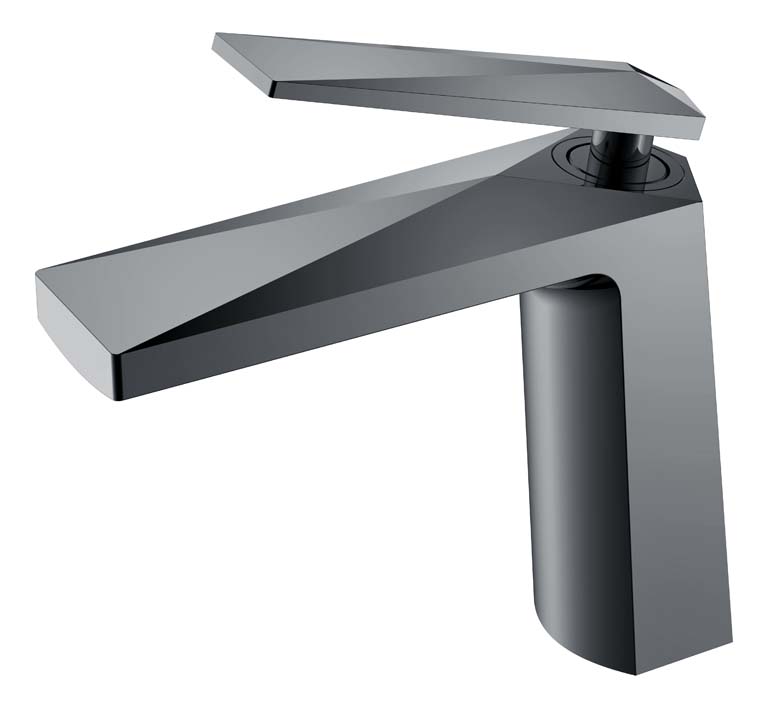 Boheme Venturo Смеситель для раковины без дк, длина излива 14,1 см, цвет: shine gun metall 371-SGM