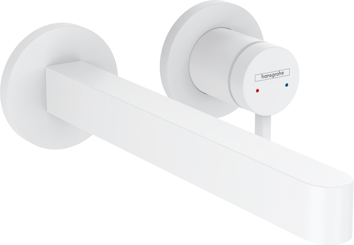 Hansgrohe Finoris Смеситель для раковины встраиваемый, внешняя часть, цвет: матовый белый 76050700