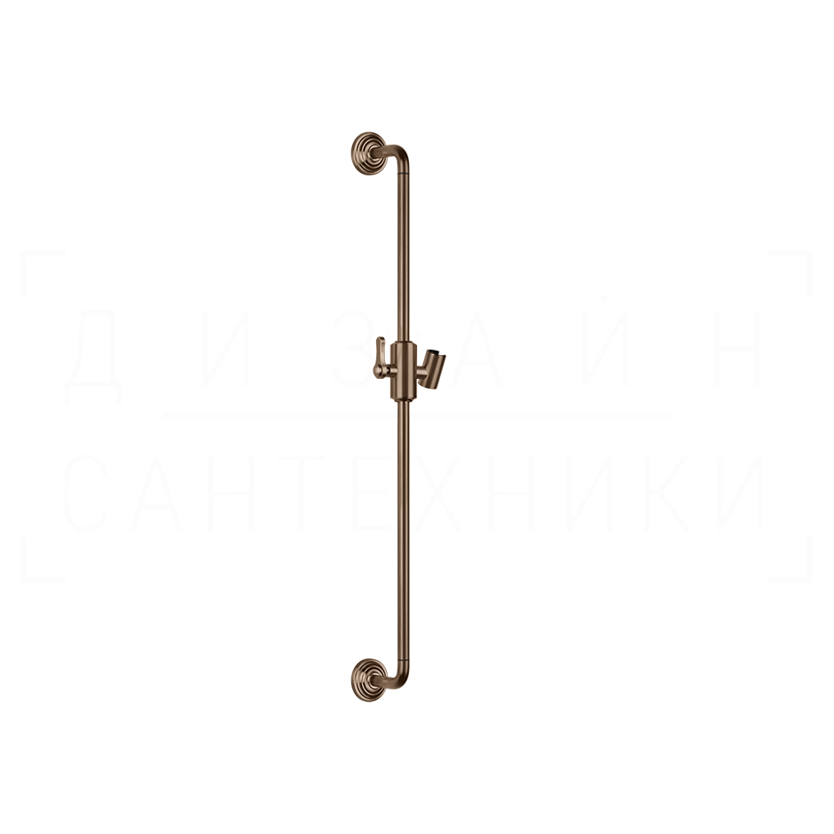 Gessi Venti20 Душевая штанга 86,5 см, с держателем для лейки, цвет: copper brushed PVD 65145#708