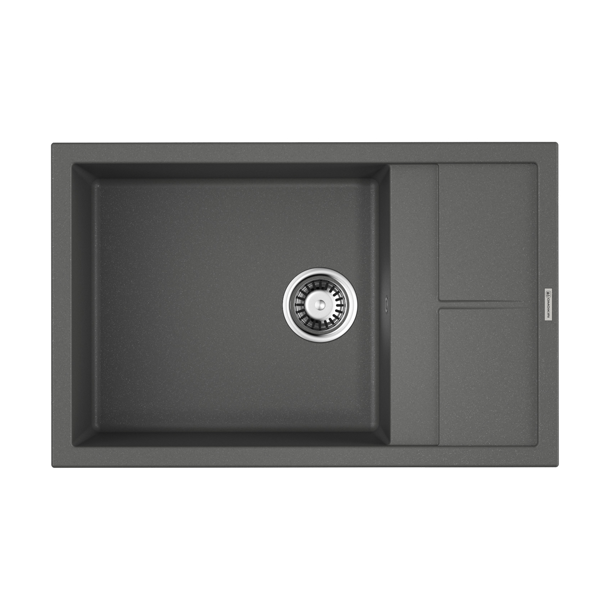 Omoikiri Sumi 78-LB-PL Кухонная мойка Tetogranit 78x50 см, цвет: платина 4993724