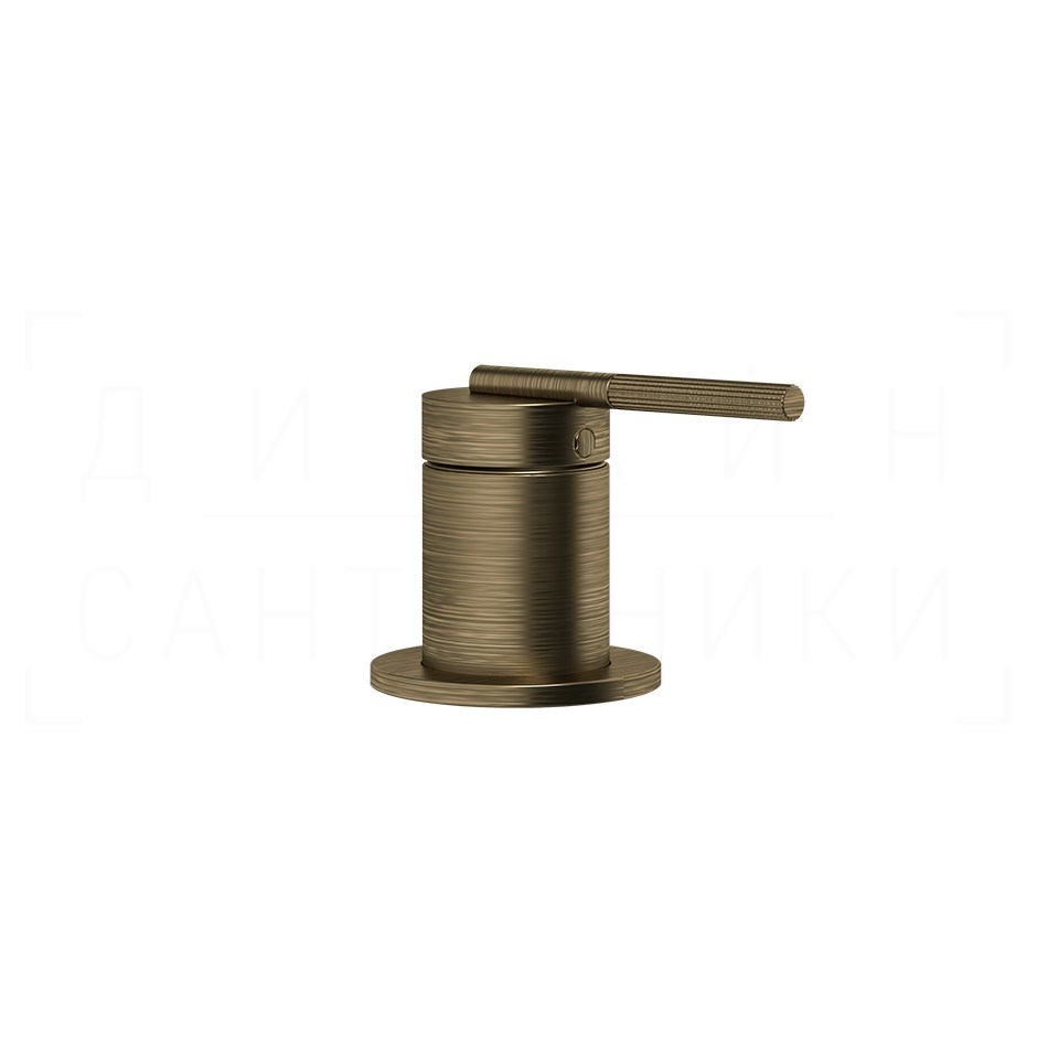 Gessi Ingranaggio Смеситель для раковины, без излива и донного клапана, цвет: antique brass 63600#713