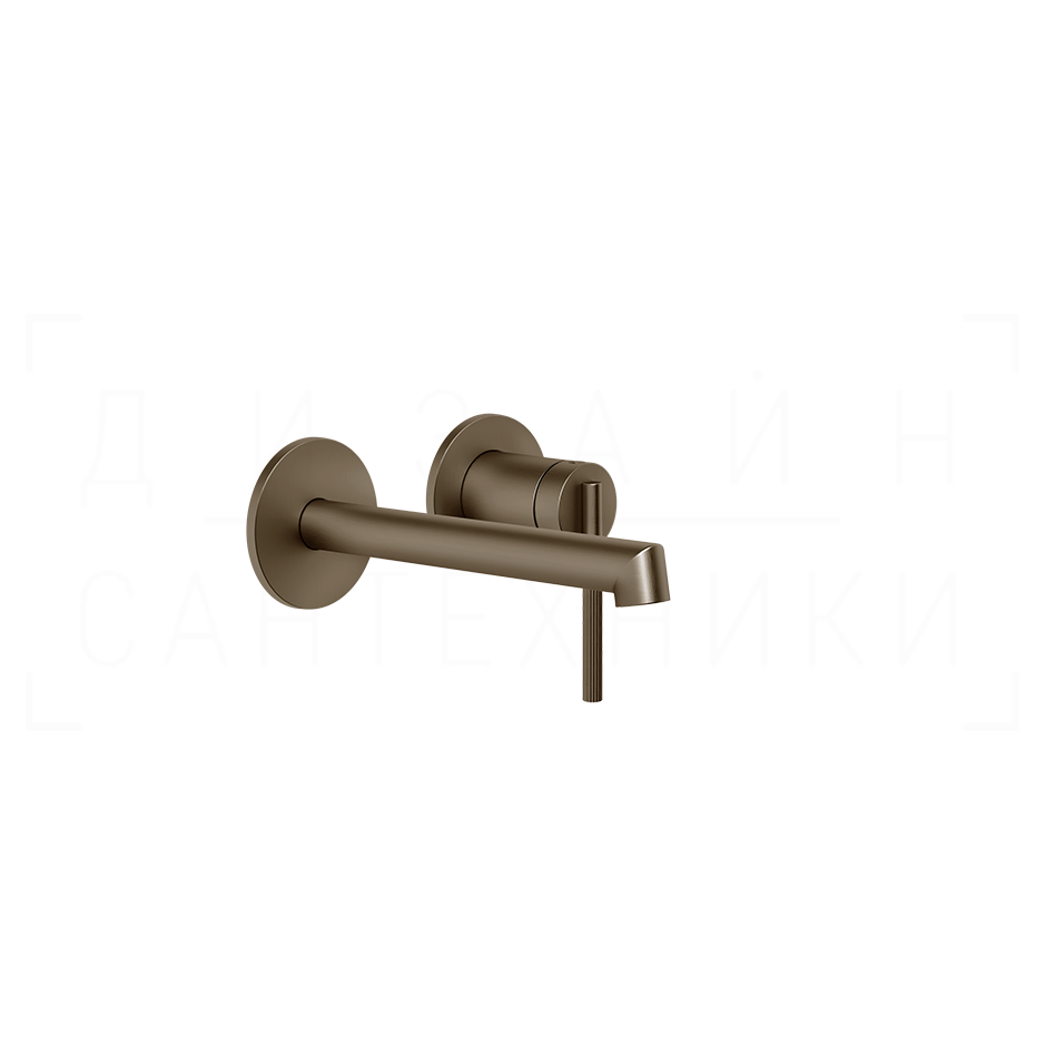 Gessi Ingranaggio Смеситель для раковины встраив., внеш. часть, излив 13-16 см, цвет: coffee bronze 63581#761