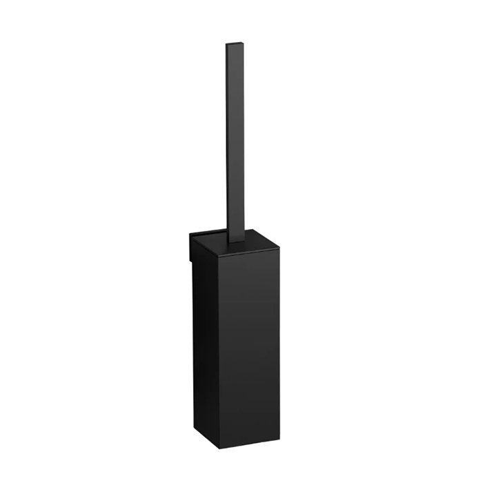 Colombo Design Look Ершик для унитаза подвесной, с латунной колбой, цвет: matt black B1607.NM