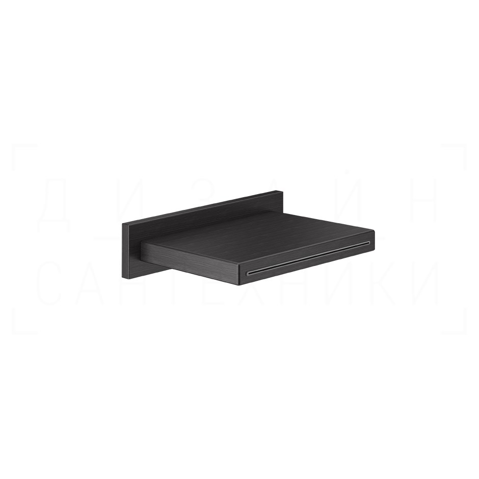Gessi Cascata Излив настенный 15,2 см, каскадный, цвет: aged bronze 20293#187