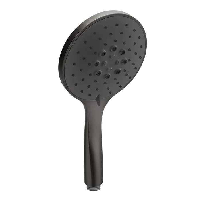 Gessi Душевая лейка 3 режима струи с черным диском, цвет: black metal brushed PVD 14378#707