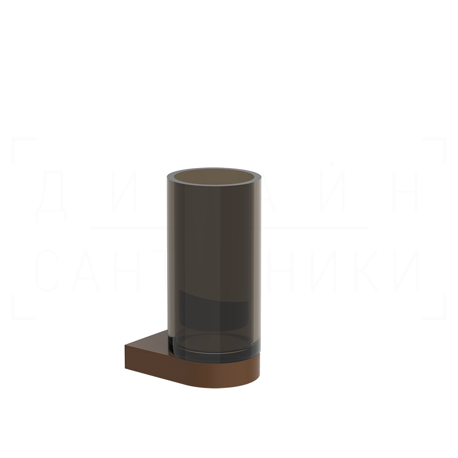 Gessi Perle Стакан подвесной, стеклянный, цвет: dark bronze 74816#845