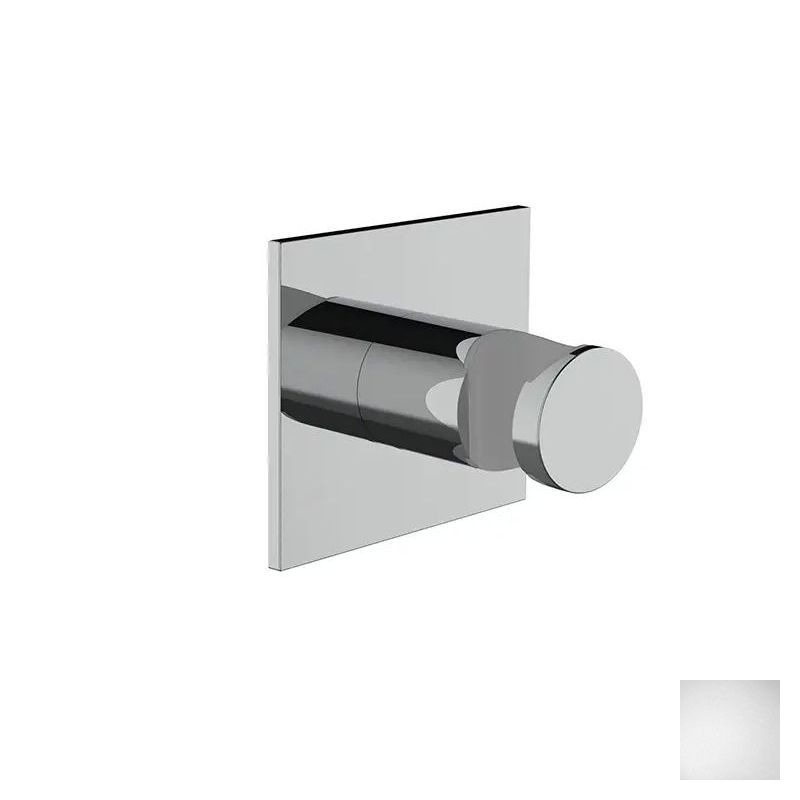 Almar Square Держатель душевой лейки на стену из латуни, цвет: matt white E120013.MW