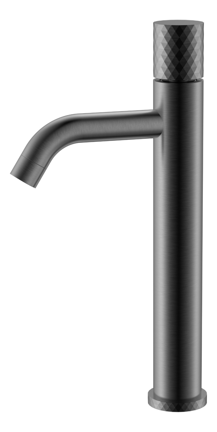 Boheme Stick Diamond Смеситель для раковины высота излива 20,6 см, без д/к, цвет: gun metall 122-GM