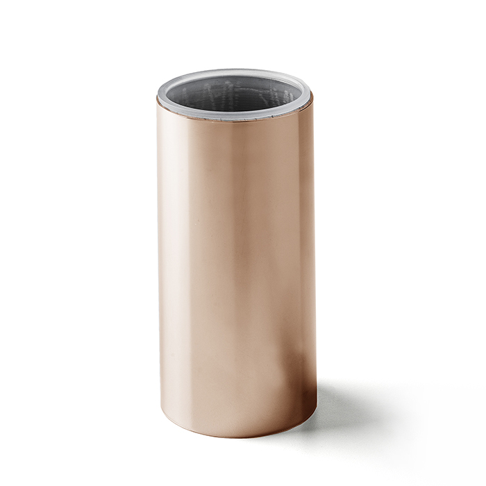 3SC Metal TonDa Стакан для зубных щеток настольный, стеклянный матовый, цвет: oro rosa opaco MET03AGDRM