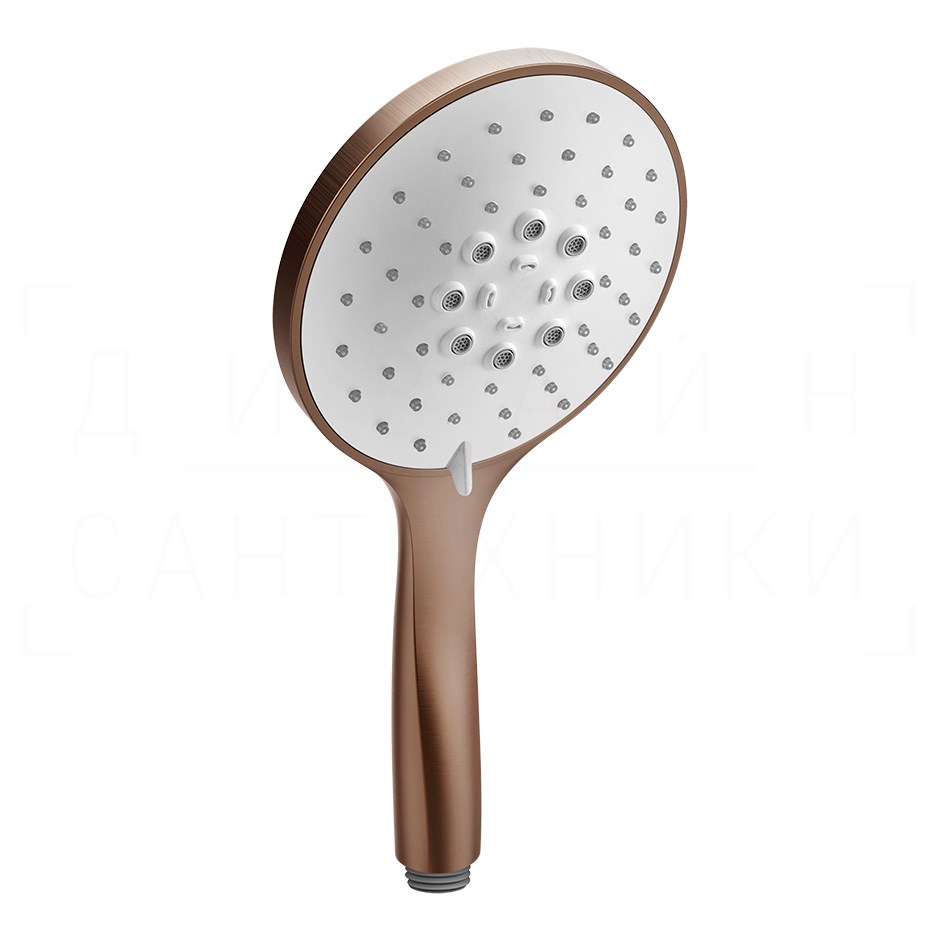 Gessi Ручной душ с 3 видами струи, цвет: copper brushed PVD 14376#708