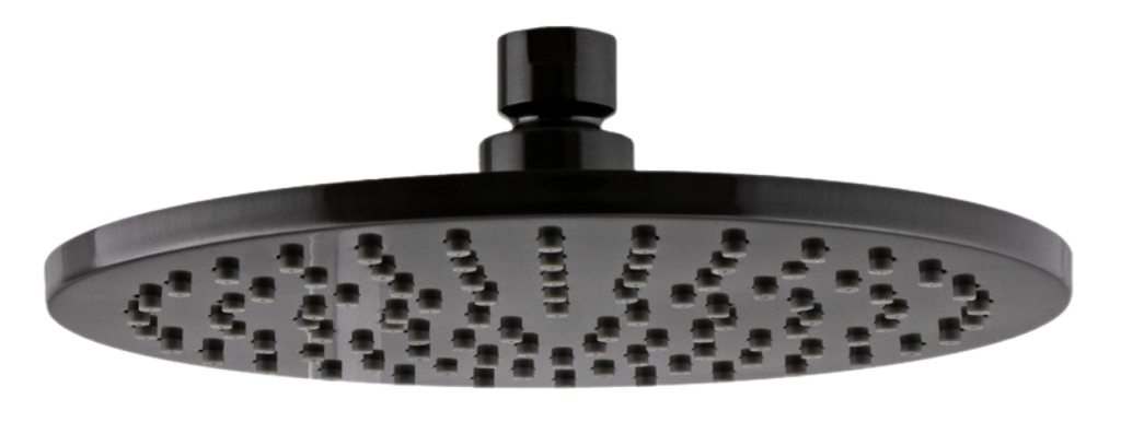 Remer Верхний душ 20 см, 1 режим, без кронштейна, цвет: cromo nero spazzolato 359MM20CFPX