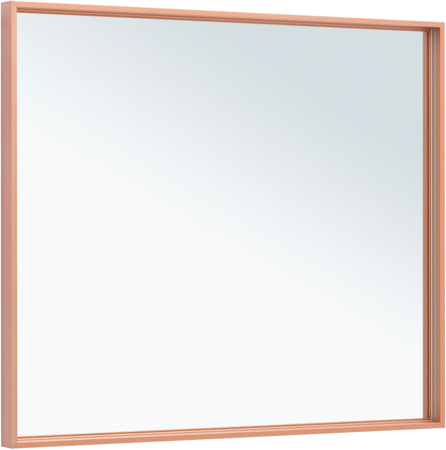 Allen Brau Liberty Зеркало прямоугольное 100x85h см, с подсветкой и сенс. выключ., цвет: медь браш 1.330016.60