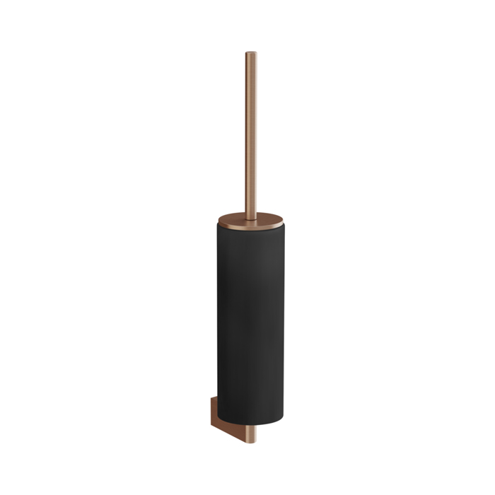 Gessi Origini Ершик для унитаза подвесной с композитной колбой, цвет: copper brushed PVD 66420#708