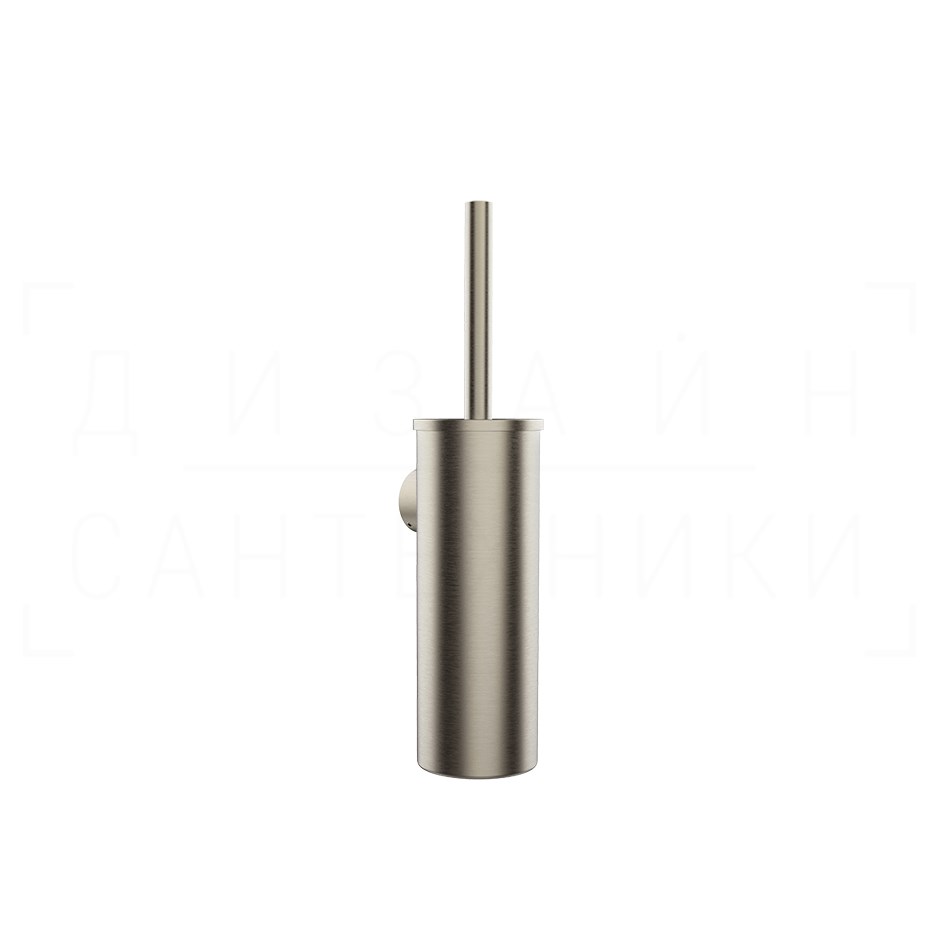 Gessi Rilievo Ершик для унитаза подвесной, с латунной колбой, цвет: finox brushed nickel 59519#149