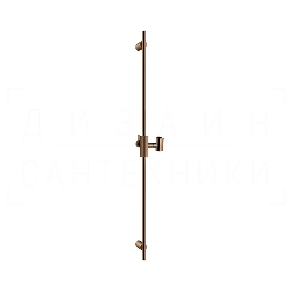 Gessi Anello Душевая штанга 90 см, с держателем для лейки, цвет: copper PVD 63485#030