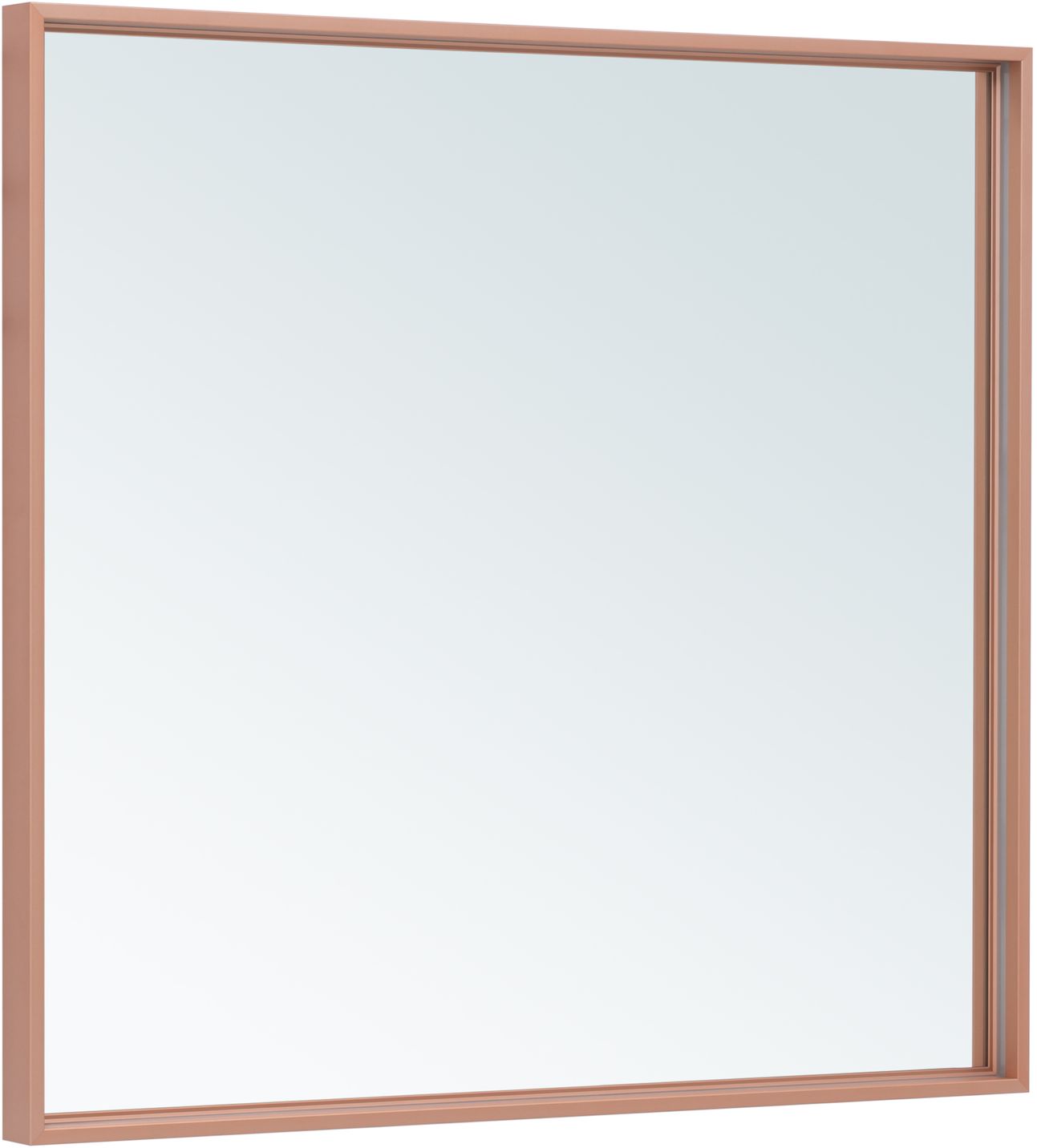 Allen Brau Liberty Зеркало прямоугольное 90x85h см, с подсветкой и сенс. выключ., цвет: медь браш 1.330015.60