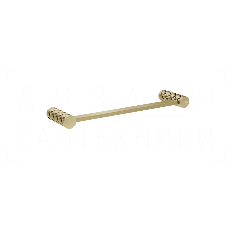 Gessi Pelle Полотенцедержатель 32,8 см, подвесной, цвет: brushed brass PVD 78597#727