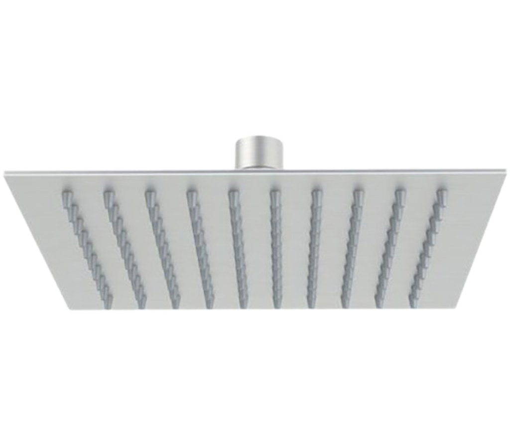Remer X Style Inox Верхний душ 25x25 см, 1 режим, без кронштейна, цвет: inox spazzolato SS357UFS25X