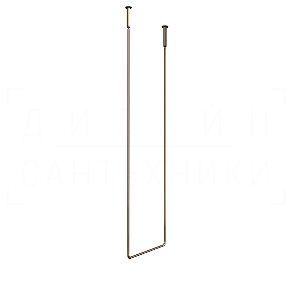 Gessi Goccia Полотенцедержатель потолочный 46,4x160h см, подвесной, цвет: coffee bronze brushed PVD 38144#761