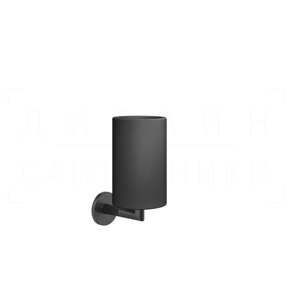 Gessi Ingranaggio Стакан подвесной, керамический Neolite, цвет: black/matte black 63808#299