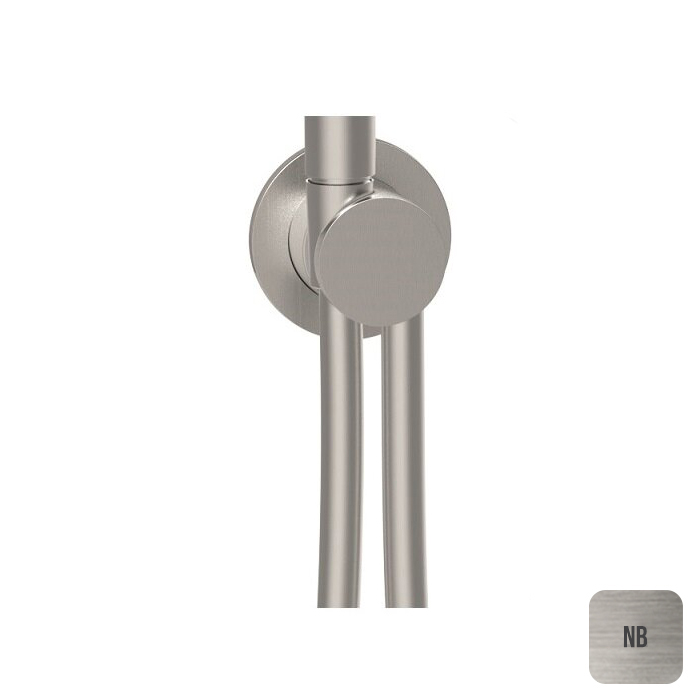 Almar Modular Round Шланговое подключение для лейки с держателем, цвет: nickel brushed E192000.NB