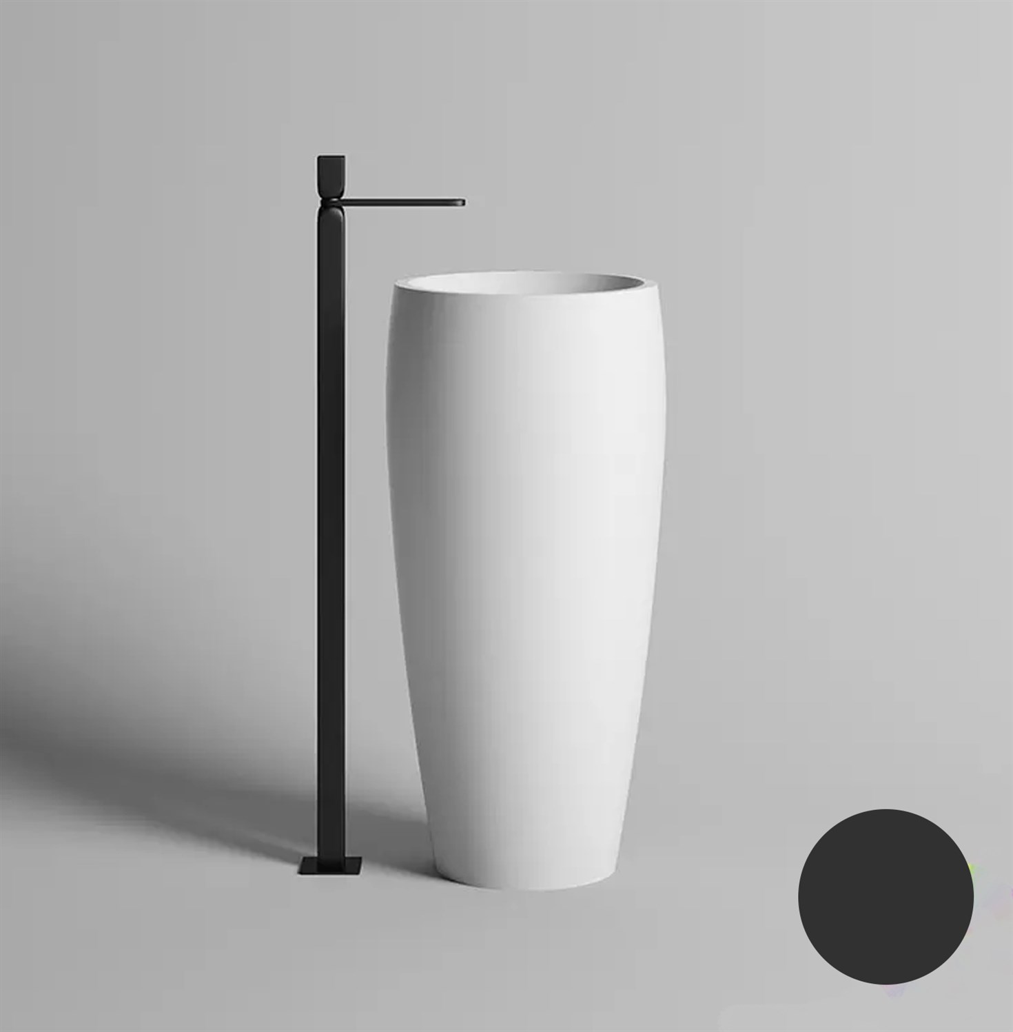 Salini Armonia 03 S-Sense Раковина напольная 47х47х90h, глянцевый цвет: RAL 130113GF