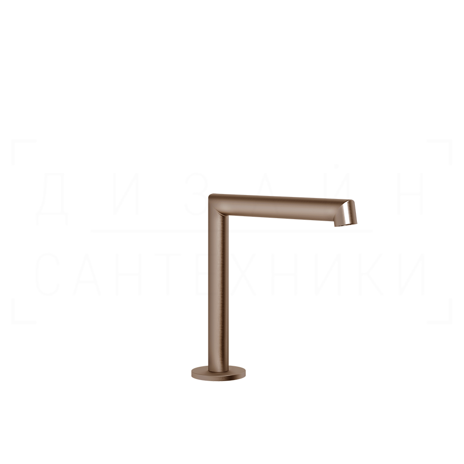 Gessi Anello Излив отдельностоящий для раковины 14,4 см, цвет: copper brushed PVD 63321#708
