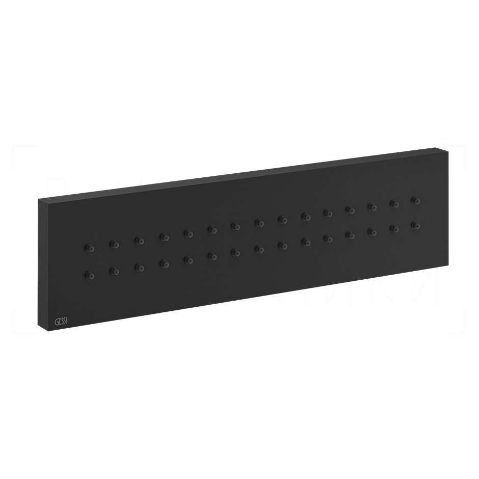 Gessi Body Jets Душевая форсунка боковая 24х6,5h см, цвет: matte black 32975#299